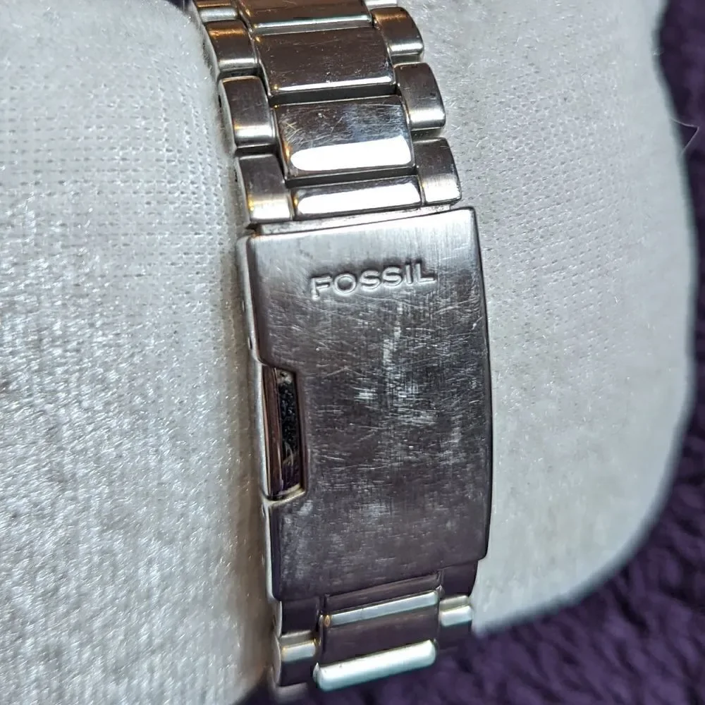 RARE butterfly fossil boyfriend watch